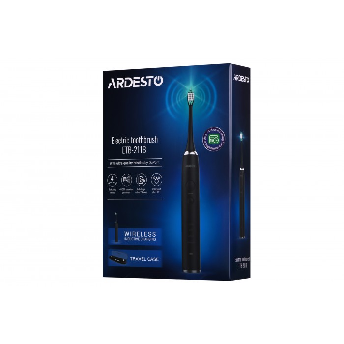 Зубна щітка електрична Ardesto ETB-211B