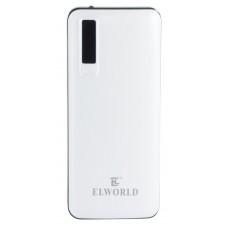Универсальная мобильная батарея 20000 mAh, Elworld, White