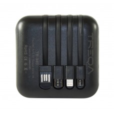 Универсальная мобильная батарея 10000 mAh, Treqa TR-940, Black
