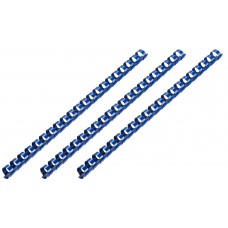Пружини пластикові 2E, діаметр 6 мм, сині, 100 шт (2E-PL06-100CY)