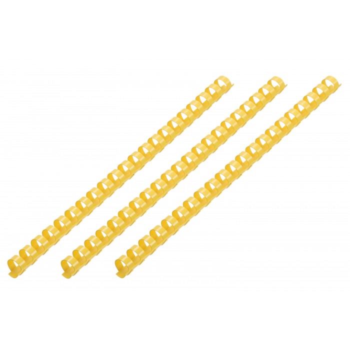 Пружини пластикові 2E, діаметр 8 мм, жовті, 100 шт (2E-PL08-100YL)