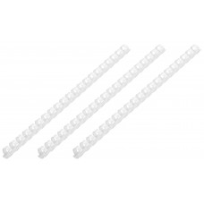 Пружини пластикові 2E, діаметр 10 мм, білі, 100 шт (2E-PL10-100WH)