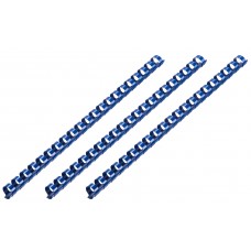Пружини пластикові 2E, діаметр 10 мм, сині, 100 шт (2E-PL10-100CY)
