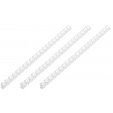 Пружины пластиковые 2E, диаметр 12 мм, белые, 100 шт (2E-PL12-100WH)