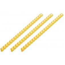 Пружины пластиковые 2E, диаметр 14 мм, желтые, 100 шт (2E-PL14-100YL)