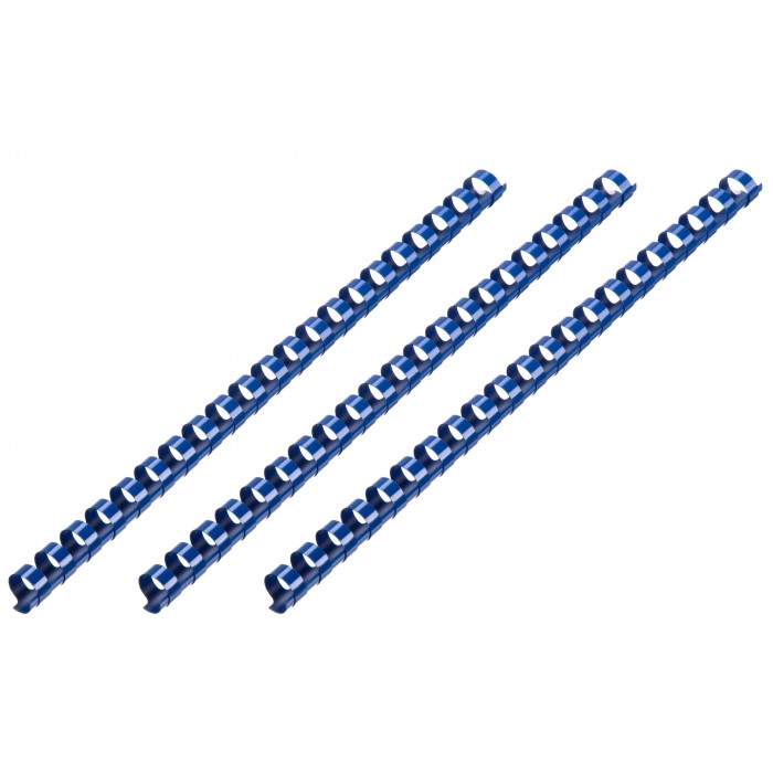 Пружини пластикові 2E, діаметр 14 мм, сині, 100 шт (2E-PL14-100CY)