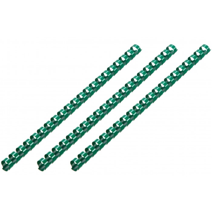 Пружини пластикові 2E, діаметр 16 мм, зелені, 100 шт (2E-PL16-100GR)