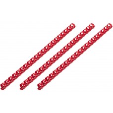 Пружини пластикові 2E, діаметр 16 мм, червоні, 100 шт (2E-PL16-100RD)