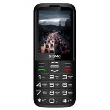 Мобильный телефон (бабушкофон) Sigma mobile Comfort 50 Grace, Black, Dual Sim