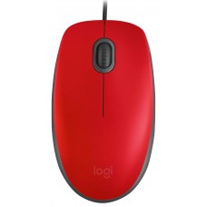 Миша Logitech M110 Silent, Red, USB (910-006759)