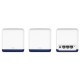 Бездротова система Wi-Fi Mercusys Halo H50G (3-pack), White