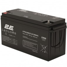 Батарея для ИБП 24В 100Aч 2E LFP24100, Black (2E-LFP24100-LCD)
