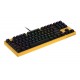 Клавіатура Hator Rockfall EVO TKL Kailh Optical, Yellow, USB, оптико-механічний, RGB підсвічування (HTK-632)