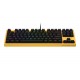 Клавіатура Hator Rockfall EVO TKL Kailh Optical, Yellow, USB, оптико-механічний, RGB підсвічування (HTK-632)