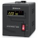 Стабілізатор REAL-EL STAB ENERGY-1000 Black, релейний, 800Вт, вхід 220В+/-20%, вихід 220V +/- 10%