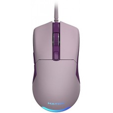 Миша Hator Pulsar Essential, Lilac, USB, оптична, 6200 dpi, RGB підсвічування (HTM-307)
