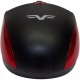 Мышь беспроводная Frime FWMO-220BR, Black/Red, USB, оптическая, 1200 dpi, 2 кнопки, 1xAA