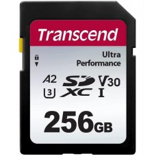 Карта памяти SDXC, 256Gb, Сlass10 UHS-I U3 V30 A2, Transcend 340S (TS256GSDC340S)
