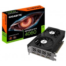 Видеокарта GeForce RTX 4060, Gigabyte, WINDFORCE OC, 8Gb GDDR6 (GV-N4060WF2OC-8GD)
