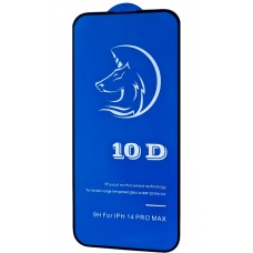 Защитное стекло для iPhone 14 Pro Max, 10D, Black