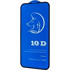 Защитное стекло для iPhone 13/13 Pro/14, 10D, Black