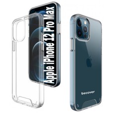 Бампер для Apple iPhone 12 Pro Max, BeCover Space Case, Transparent