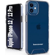Бампер для Apple iPhone 12/Pro, BeCover Space Case, Transparent