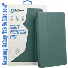 Чохол-книжка для Samsung Galaxy Tab S6 Lite 10.4 (P610/P613/P615), Soft Edge BeCover, Dark Green