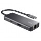 Концентратор USB 3.2 Type-C Trust Dalyx 6-in-1, Grey (24968)