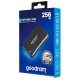 Зовнішній накопичувач SSD, 256Gb, Goodram HL200, Black (SSDPR-HL200-256)