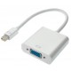 Адаптер Mini DisplayPort (M) - VGA (F), STLab, White, 15 см (U-999)