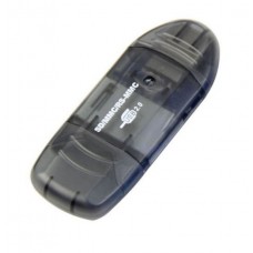 Картридер зовнішній STLab U-371, Black, USB, для SD / microSD