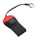 Картридер зовнішній STLab U-374, Black/Red, USB, для microSD