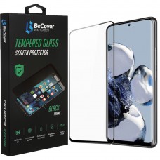 Защитное стекло для Xiaomi 12T/12T Pro, BeCover, Black (708558)