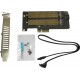 Плата-адаптер Dynamode, PCI-E 4x, для 1xSSD M.2 (M) + 1xSSD M.2 (B) (PCI-Ex4- 2xM.2 M&B-key)