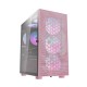 Корпус darkFlash DLM21 Mesh Pink, без БП, Micro ATX