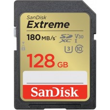 Карта памяти SDXC, 128Gb, SanDisk Extreme (SDSDXVA-128G-GNCIN)