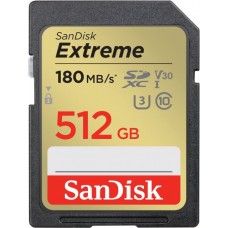 Карта памяти SDXC, 512Gb, SanDisk Extreme (SDSDXVV-512G-GNCIN)