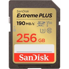 Карта памяти SDXC, 256Gb, SanDisk Extreme Plus (SDSDXWV-256G-GNCIN)