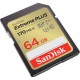 Карта пам'яті SDXC, 64Gb, SanDisk Extreme Plus (SDSDXW2-064G-GNCIN)