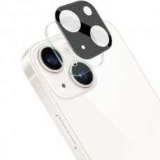 Защитное стекло для камеры Apple iPhone 14, BeCover, Black (708080)