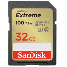 Карта памяти SDHC, 32Gb, SanDisk Extreme (SDSDXVT-032G-GNCIN)
