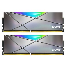 Пам'ять 8Gb x 2 (16Gb Kit) DDR4, 4133 MHz, ADATA XPG Spectrix D50, Grey (AX4U41338G19J-DGM50X)