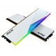 Пам'ять 16Gb x 2 (32Gb Kit) DDR5, 6000 MHz, ADATA XPG Lancer RGB, White (AX5U6000C4016G-DCLARWH)