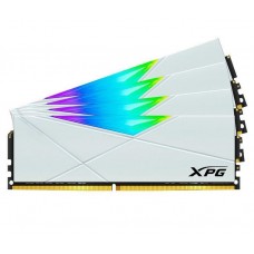 Пам'ять 16Gb x 4 (64Gb Kit) DDR4, 3600 MHz, ADATA XPG Spectrix D50, White (AX4U360016G18I-QCWH50)