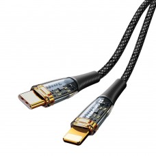 Кабель USB Type-C - Lightning 1.2 м ColorWay, Black (CW-CBPDCL057-BK)