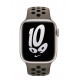 Ремінець для Apple Watch 41 мм, Nike Sport Band, Olive Grey/Black (MPGT3ZM/A)