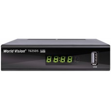 TV-тюнер зовнішній автономний World Vision T625D5, Black, DVB-T/T2/C