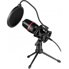 Микрофон Defender Forte GMC 300 Black, кабель 1.5 м, игровой стрим микрофон