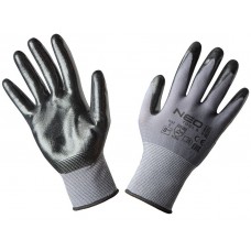Перчатки рабочие NEO Tools, нейлон, нитриловое покрытие, размер 8, Grey (97-616-8)